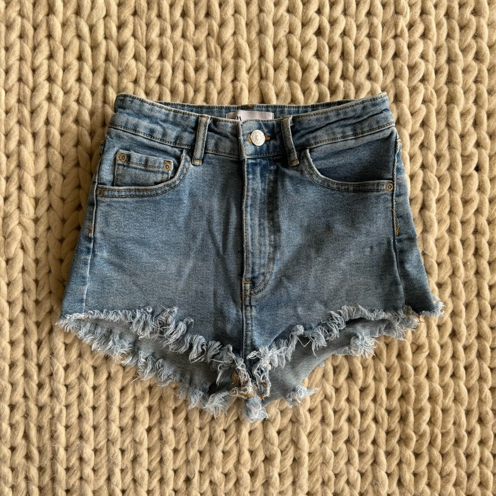 Zara denim shorts